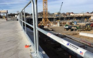 fall protection system safety rail