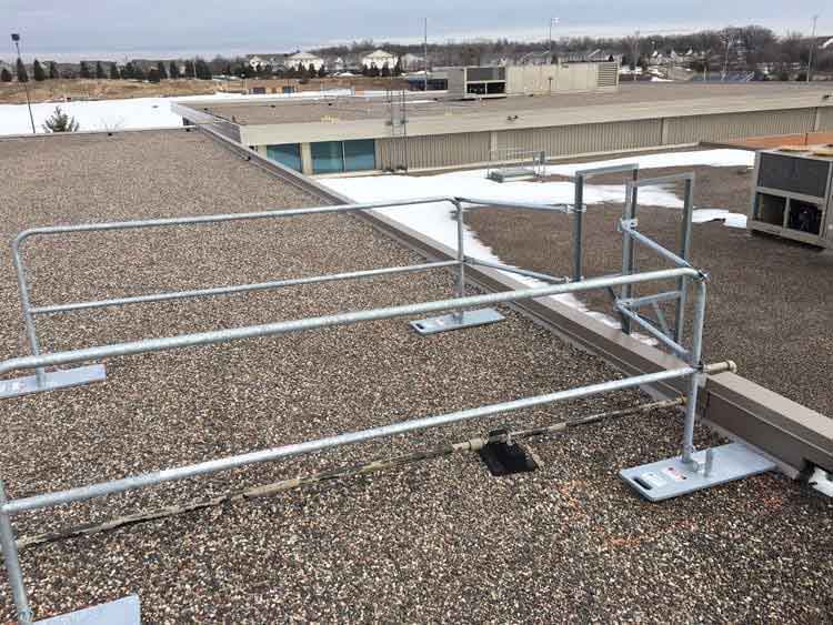 Rooftop Safety Rail