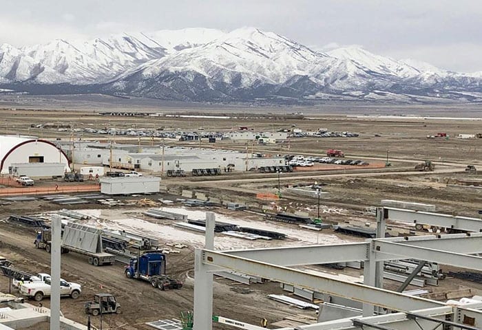 Facebook Data Center - Eagle Mountain, Utah - Hilmerson Safety Rail System™