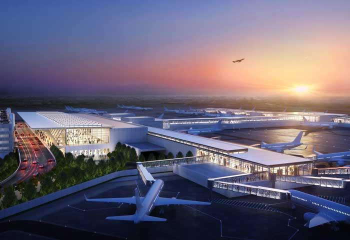 KCI Airport Terminal Expansion - Kansas City, Missouri - Hilmerson Barrier Fence System™