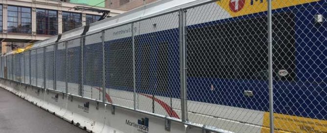 Hilmerson Barrier Fence System™ Minneapolis Mortenson Construction