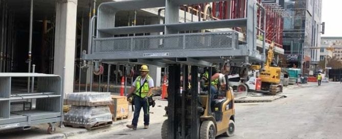 Guardrail Kit Being Transported