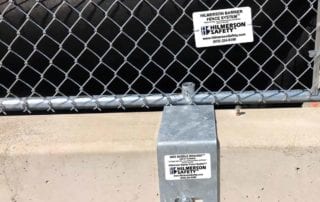 Hilmerson Barrier Fence System™ Available thru Warning Lites of MN Rental Product Line in the Midwest - Side Saddle Bracket