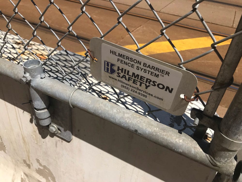 Hilmerson Barrier Fence System™ Available thru Warning Lites of MN