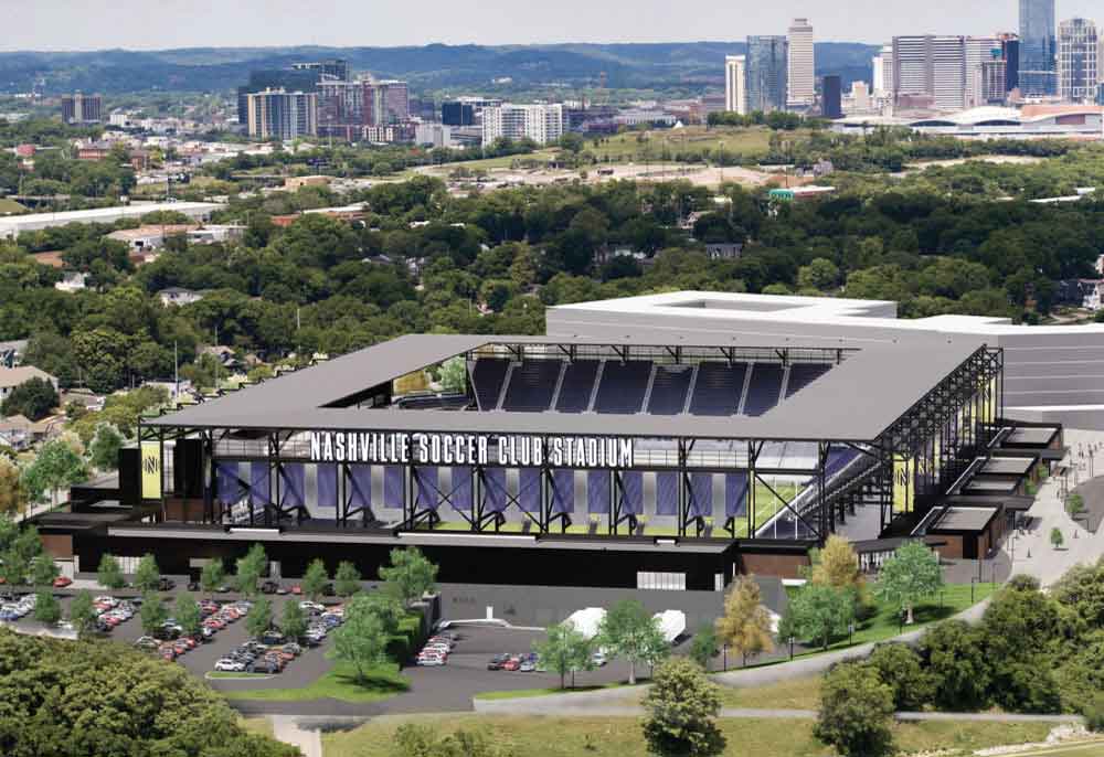 Nashville SC MLS Stadium – Nashville, TN – Hilmerson Safety Rail System™