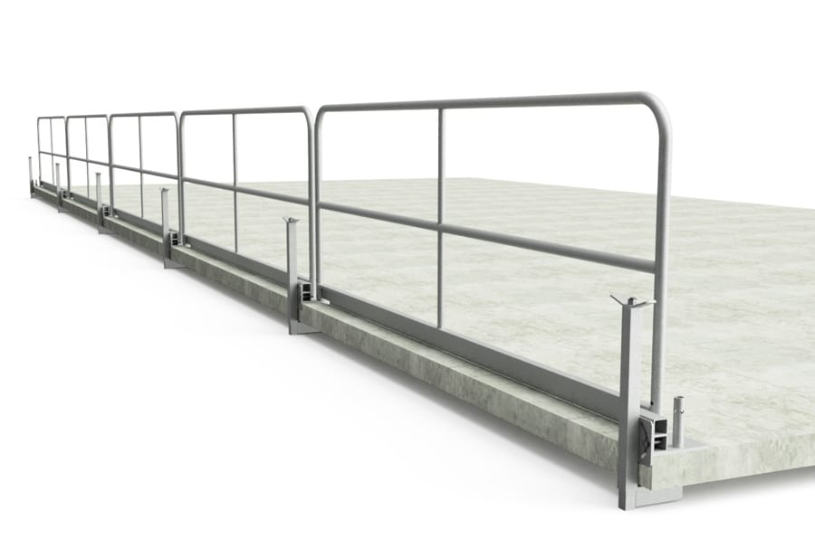 Temporary Guardrail Stair Protection & Slab Grabber Configurations