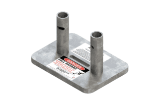 dual post base plate Hilmerson Safety