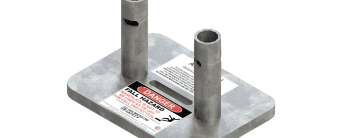 dual post base plate Hilmerson Safety