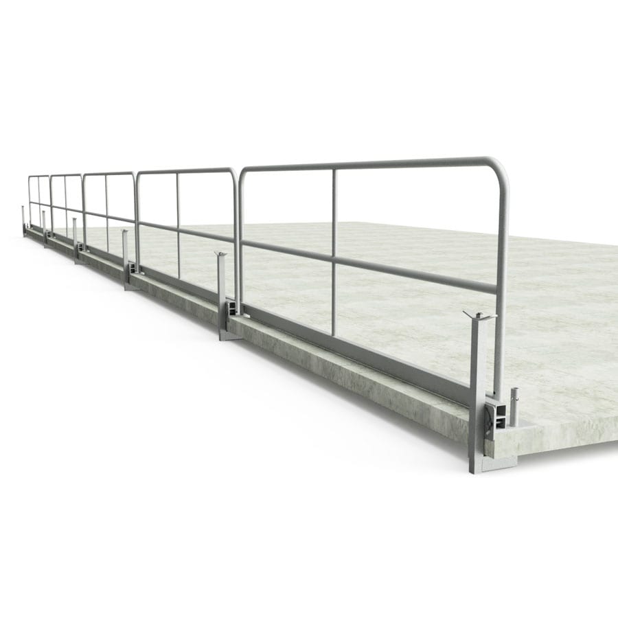 Temporary Guardrail Stair Protection & Slab Grabber Configurations