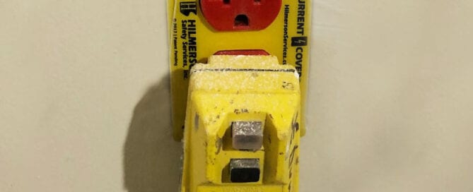 outlet covers for electric outlets on construction sites