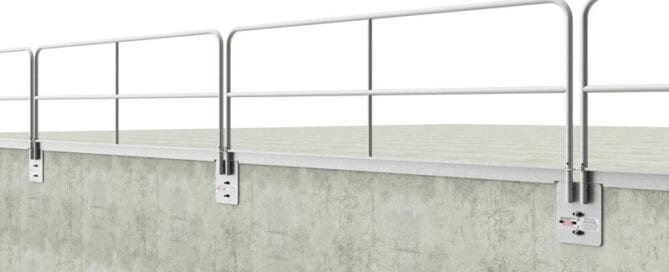 New! Hilmerson Safety® Guardrail Wall Mount Plate
