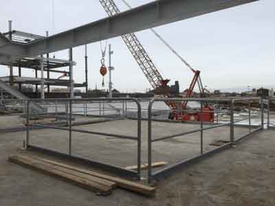 Hilmerson Safety Rail System™ at Construction Site