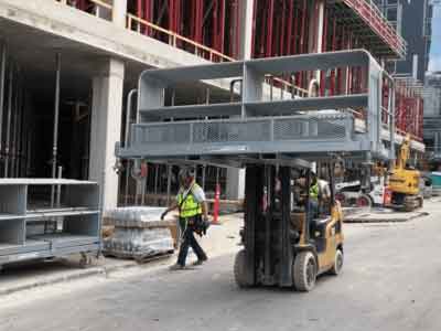 Hilmerson Safety Rail System™ at Construction Site