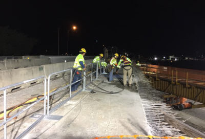 Hilmerson Safety Rail System™ at construction site