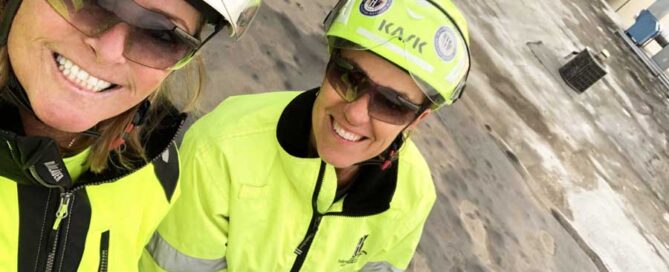 Women entering the construction field