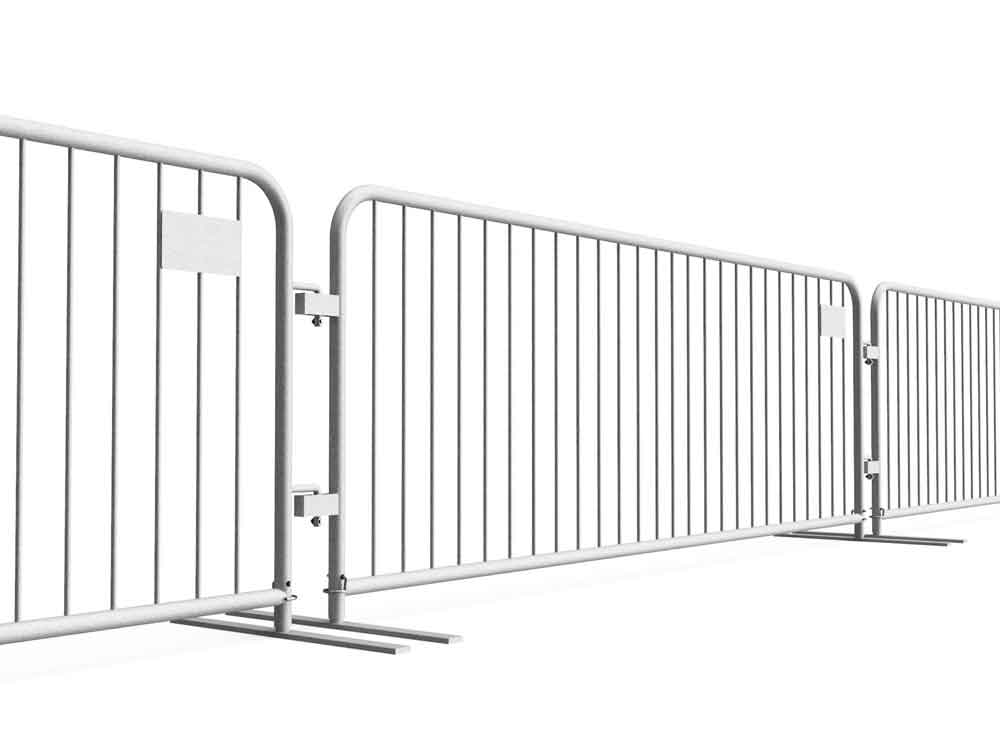 Crowd Control Barrier System™ on white background