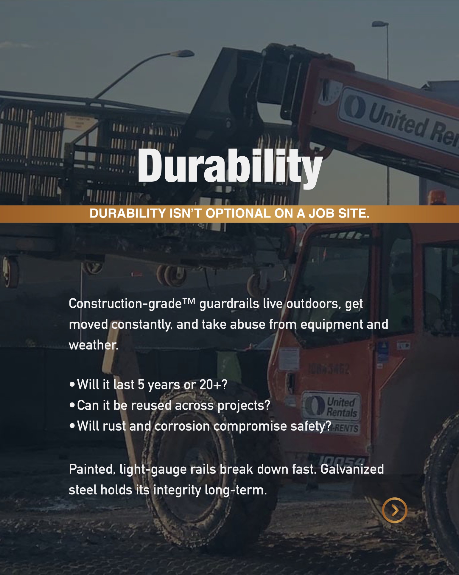 Safety Railings for Construction: Durability