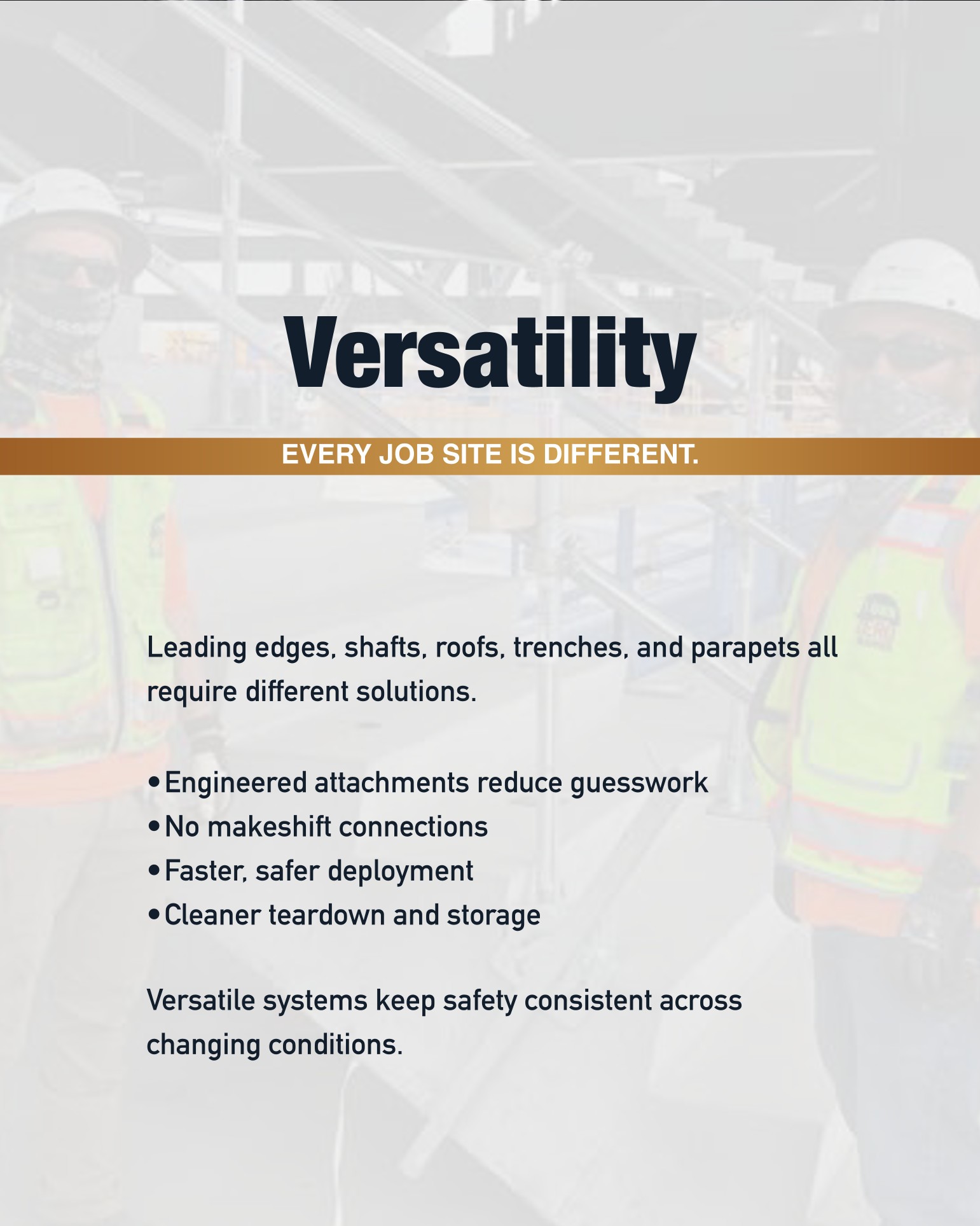 Safety Railings for Construction: Versatility