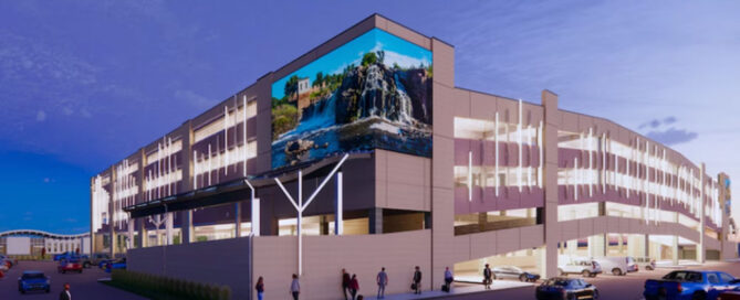 Construction new Sioux Falls airport parking ramp Hilmerson Safety Rail