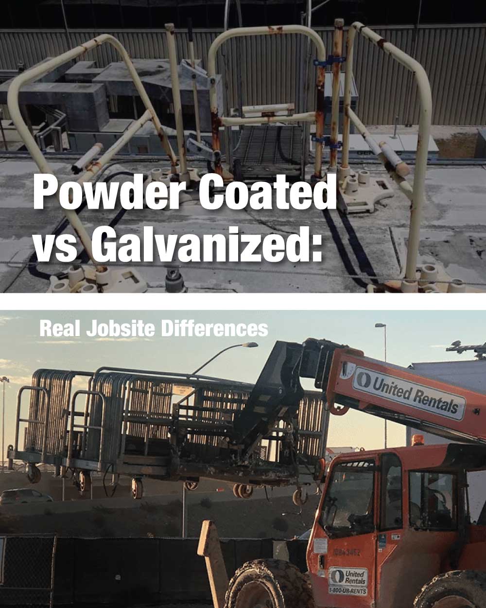 Powder Coated vs Galvanized