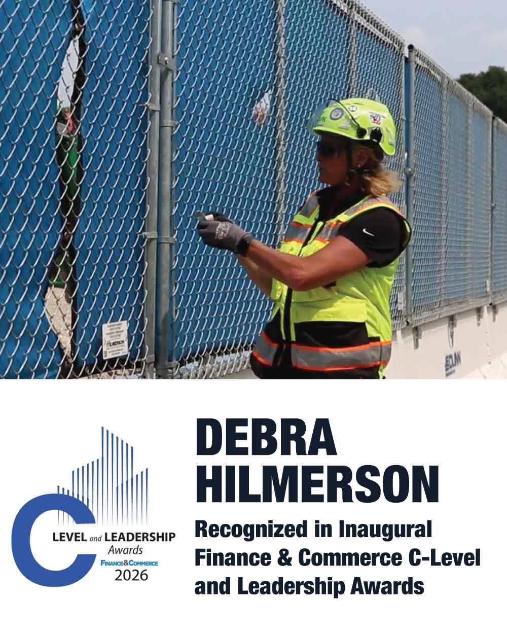 Debra Hilmerson Recognized C-Level Leadership Awards Logo