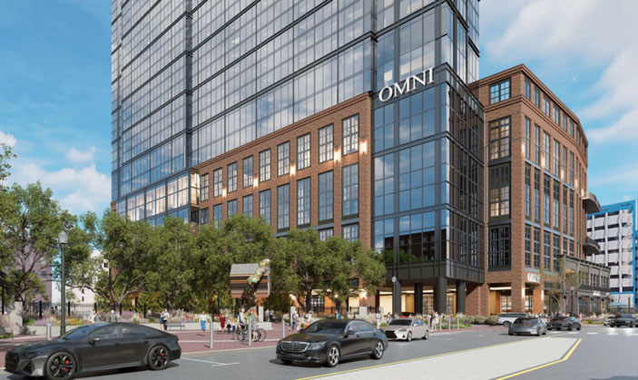 Omni New Orleans headquarters hotel